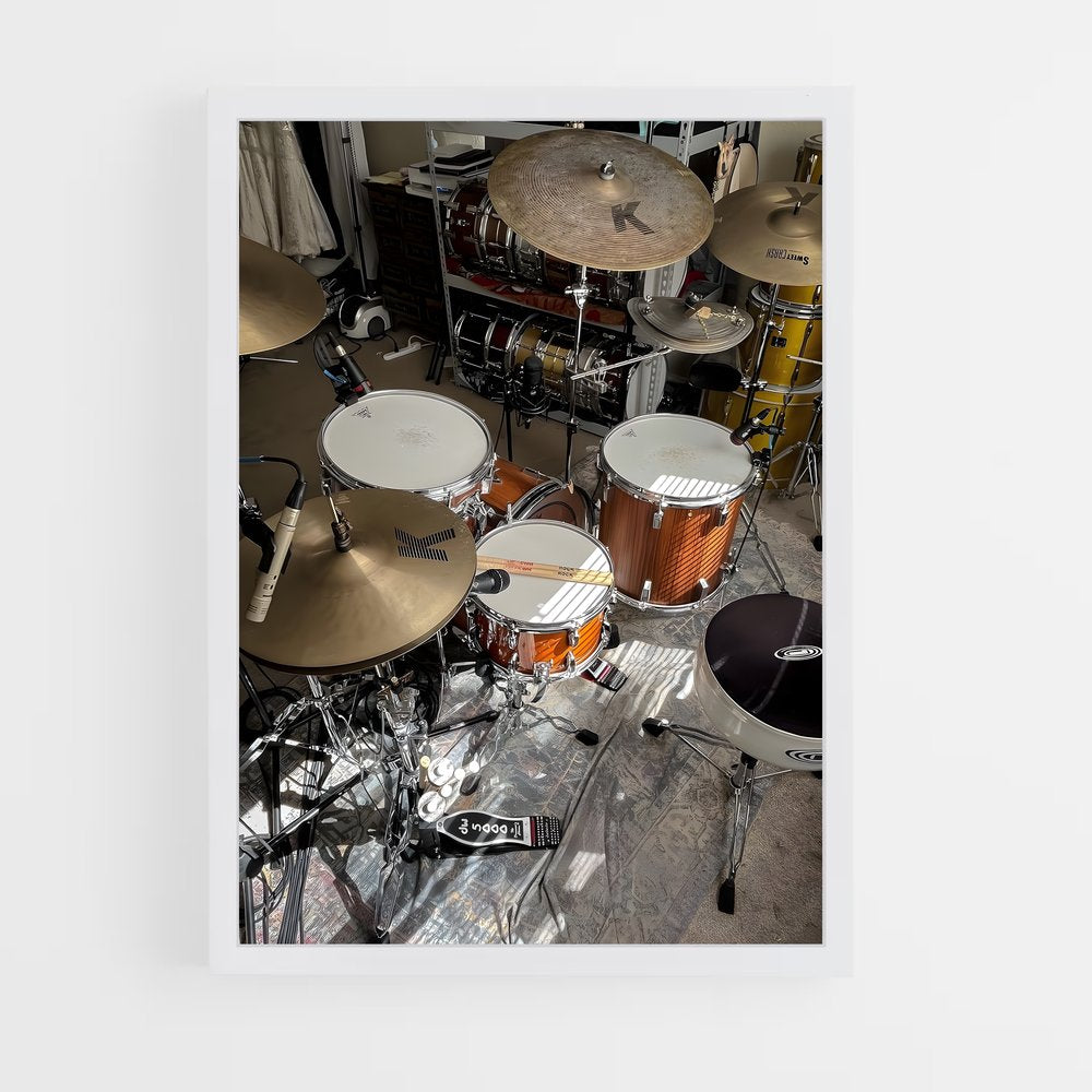 ap-snare drum-1 cadre Blanc