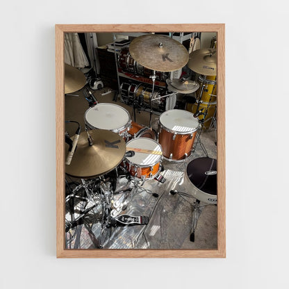 ap-snare drum-1 cadre Bois clair