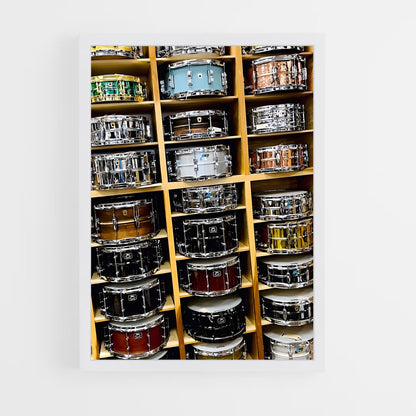 ap-snare drum-2 cadre Blanc