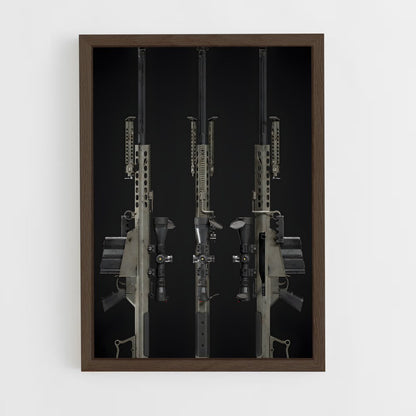 ap-sniper rifles-2 cadre Bois foncé