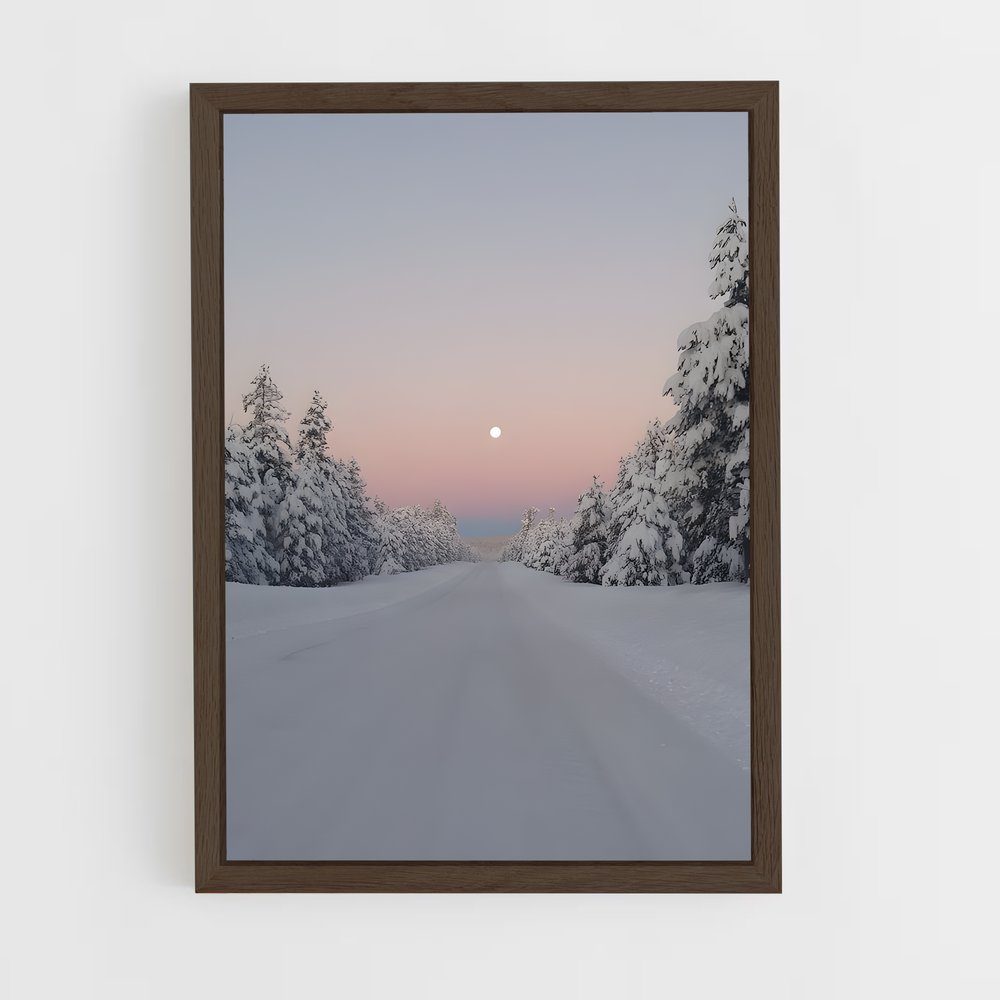 ap-snow-6 cadre Bois foncé