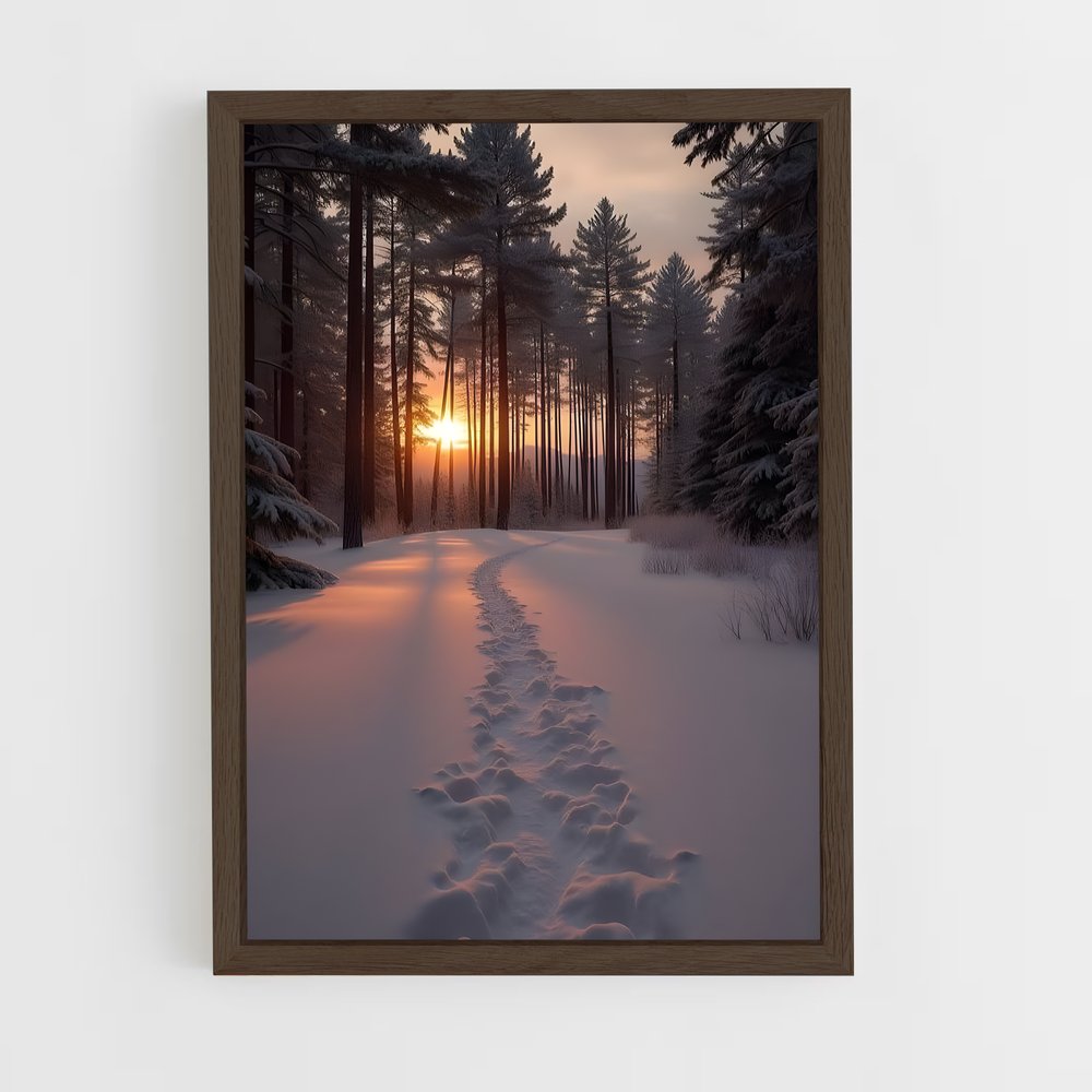 ap-snow-7 cadre Bois foncé