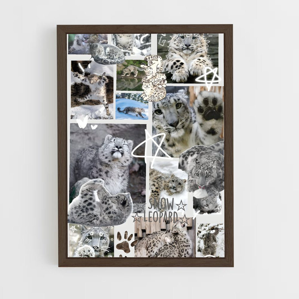 ap-snow leopard-3 cadre Bois foncé