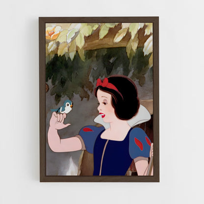 ap-snow white-10 cadre Bois foncé