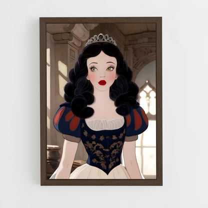 ap-snow white-2 cadre Bois foncé