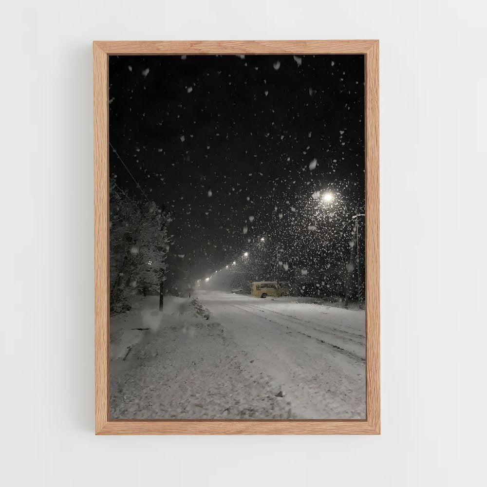 ap-snowfall-1 cadre Bois clair