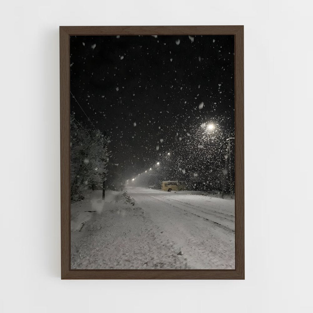 ap-snowfall-1 cadre Bois foncé