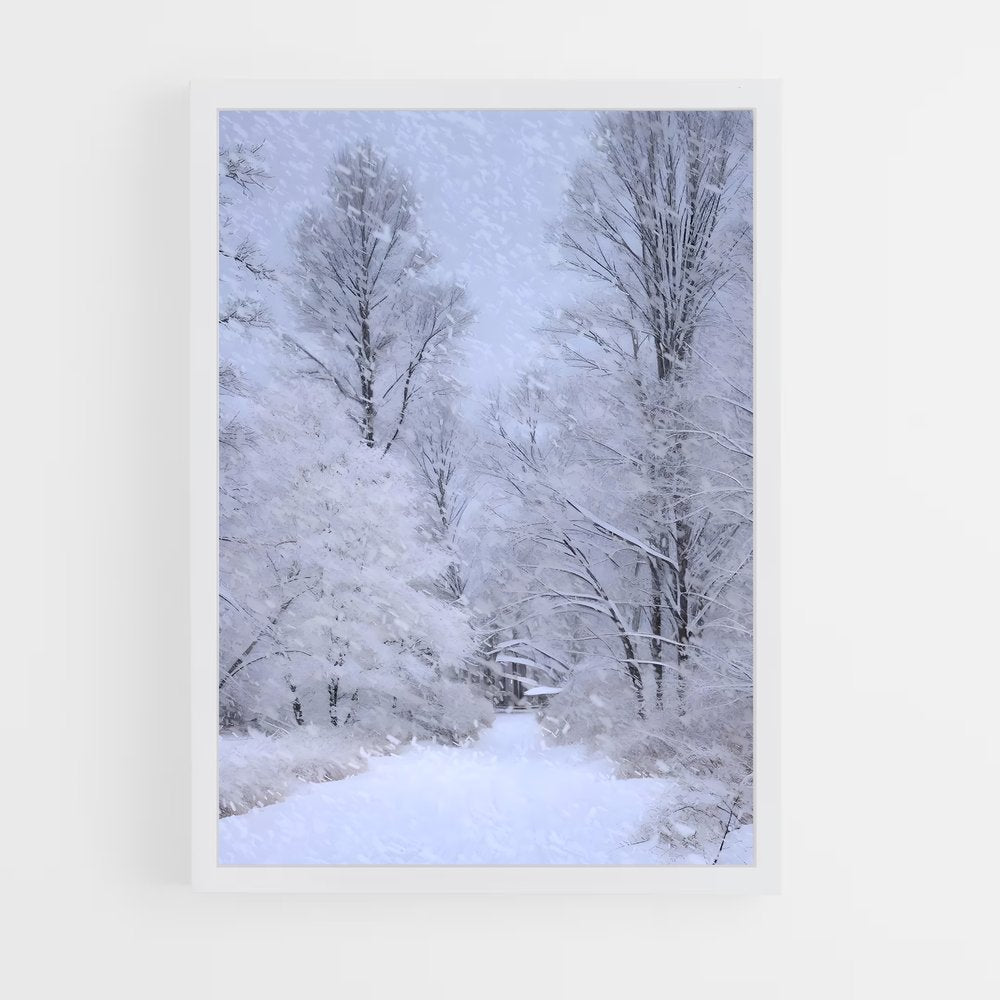 ap-snowfall-3 cadre Blanc