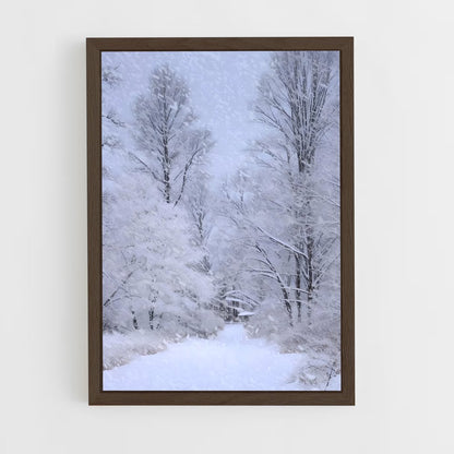 ap-snowfall-3 cadre Bois foncé