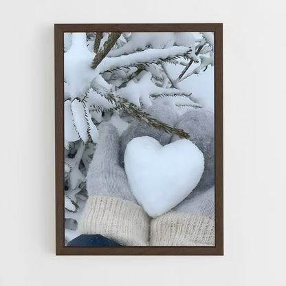 ap-snowfall-6 cadre Bois foncé