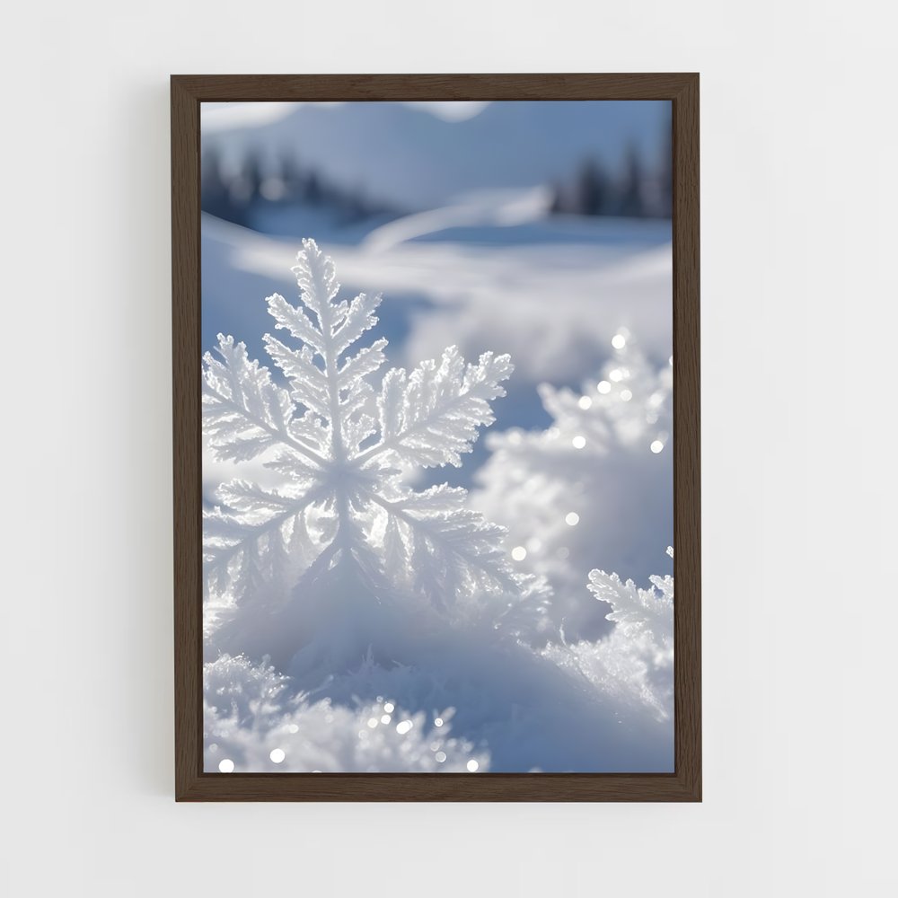 ap-snowflake-4 cadre Bois foncé