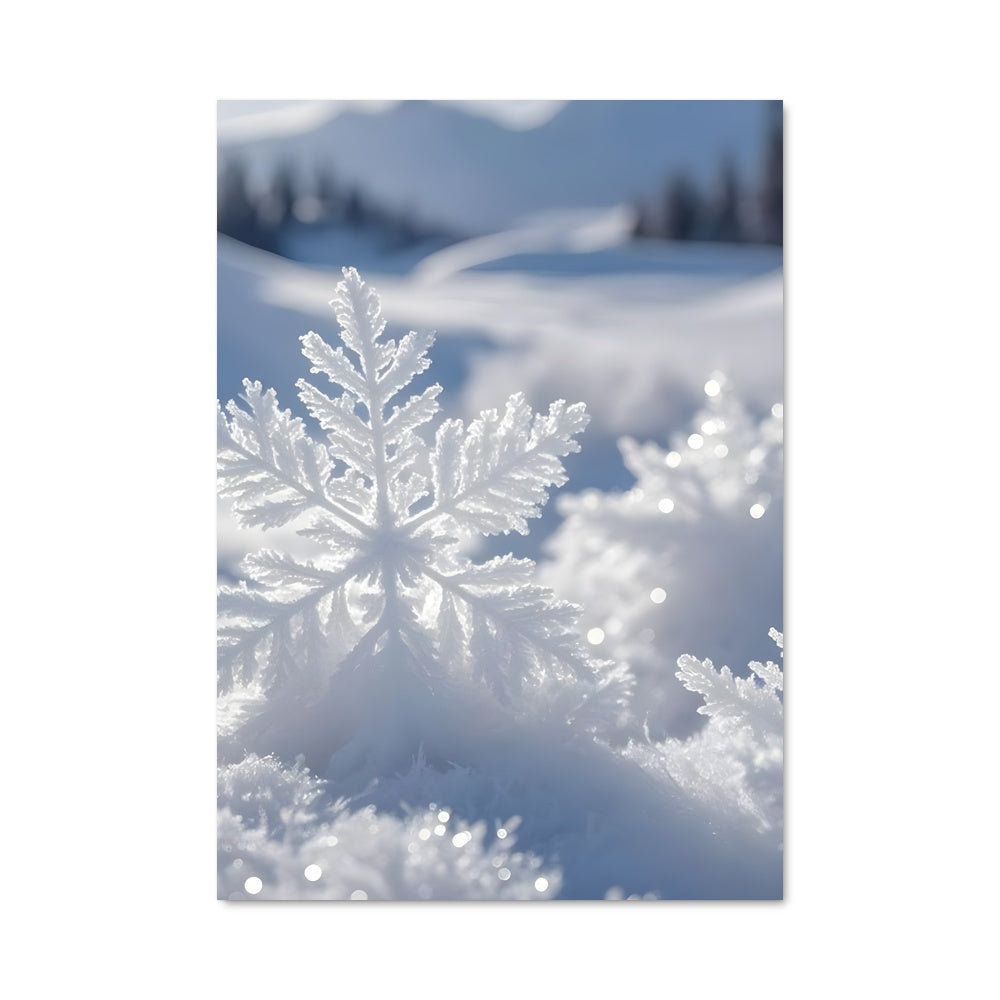 Snowflake Poster – Aesthetic Posters