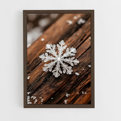 ap-snowflake-5 cadre Bois foncé