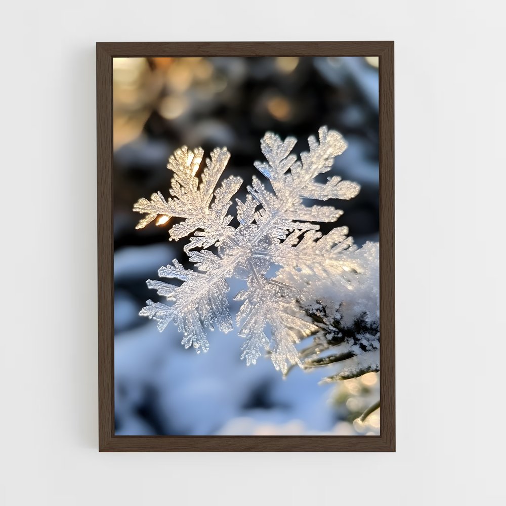 ap-snowflake-6 cadre Bois foncé