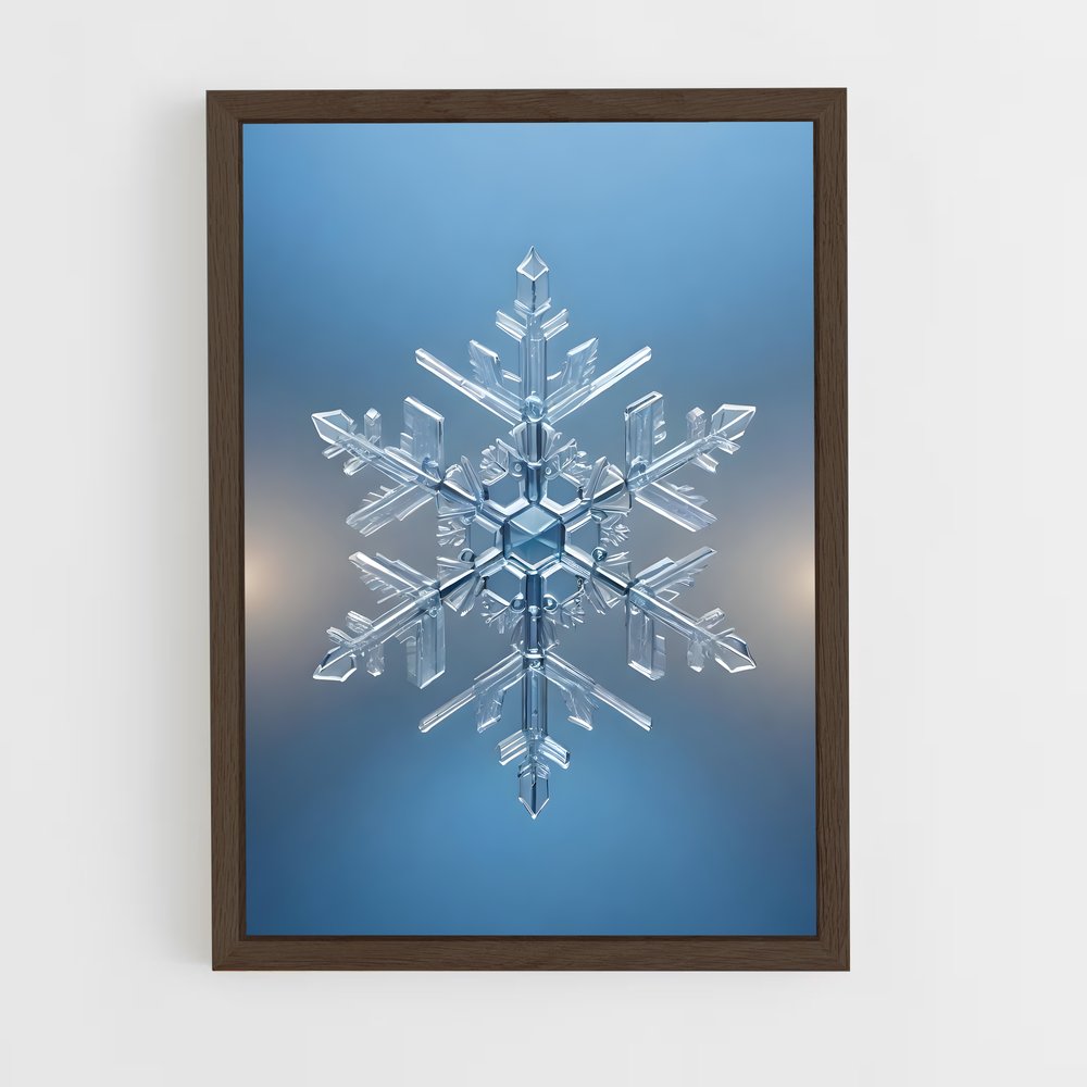 ap-snowflake-8 cadre Bois foncé