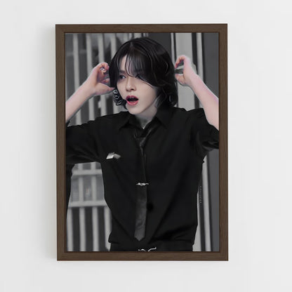 ap-so junghwan-5 cadre Bois foncé