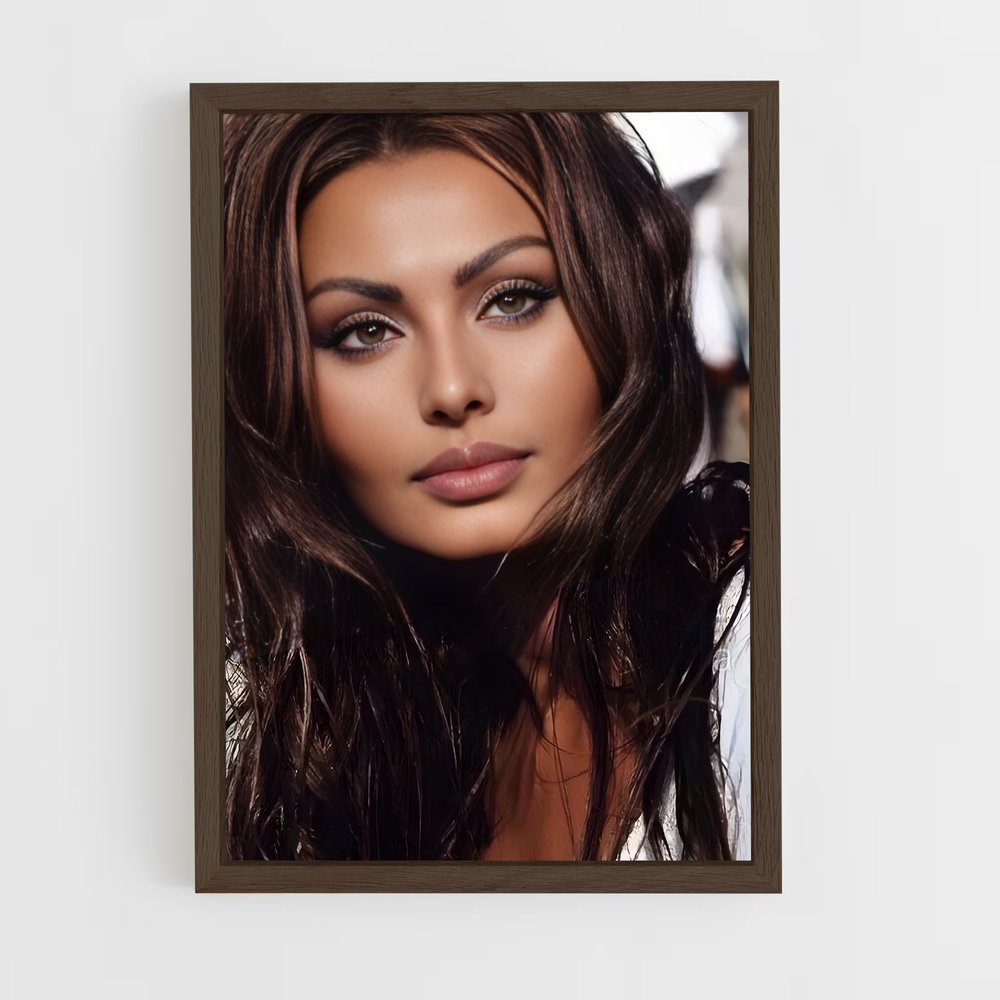 ap-sofia loren-1 cadre Bois foncé