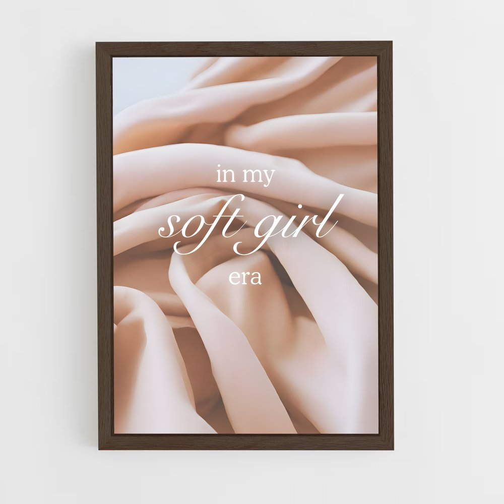 ap-soft girl-13 cadre Bois foncé