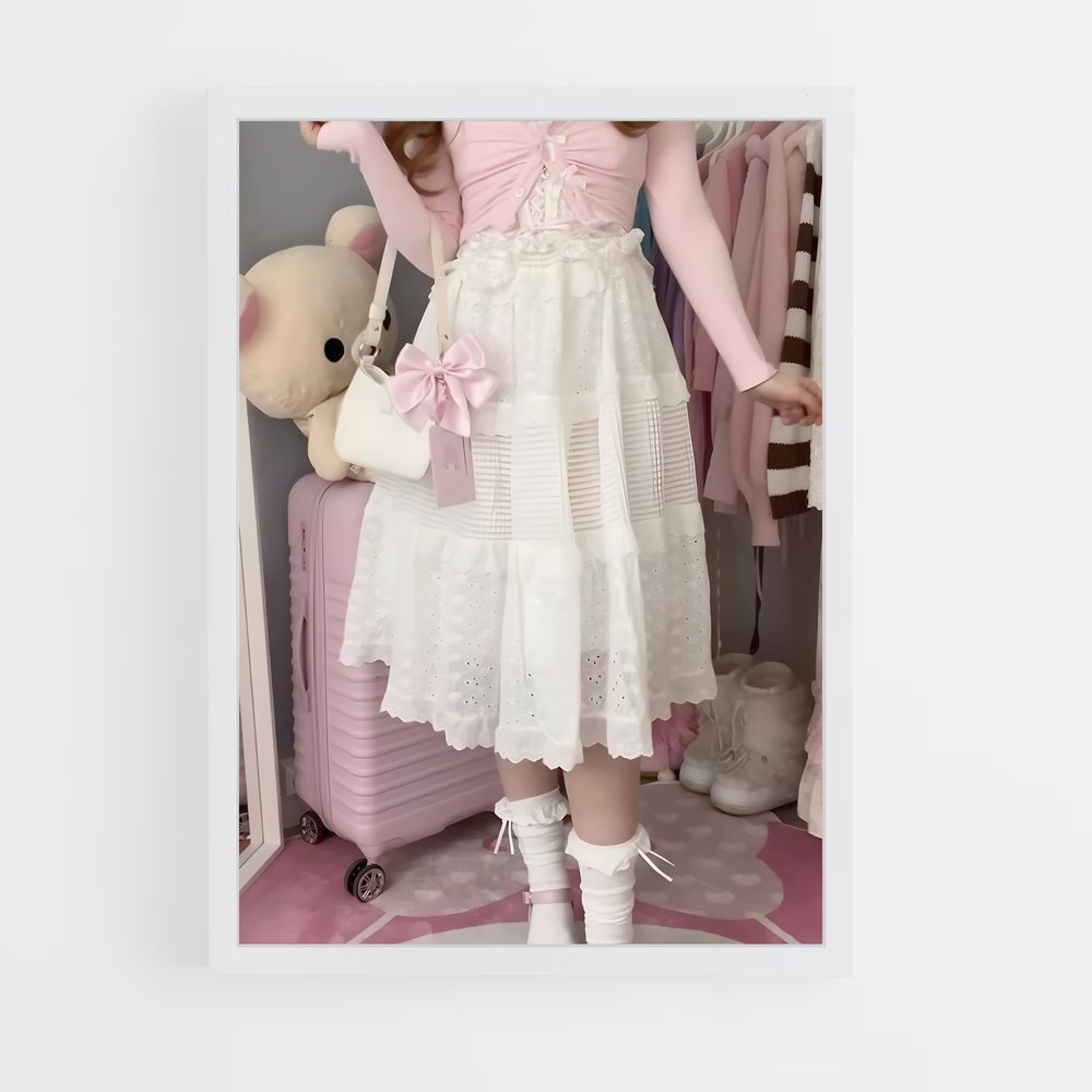 ap-soft girl-4 cadre Blanc