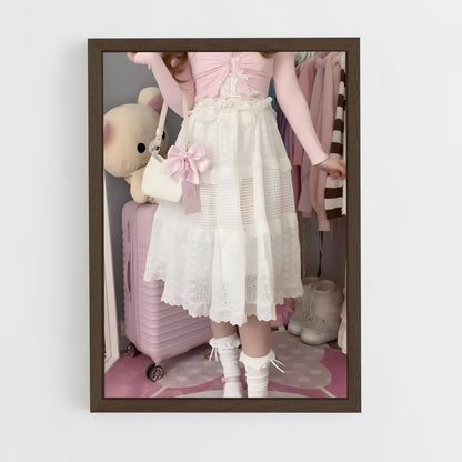 ap-soft girl-4 cadre Bois foncé