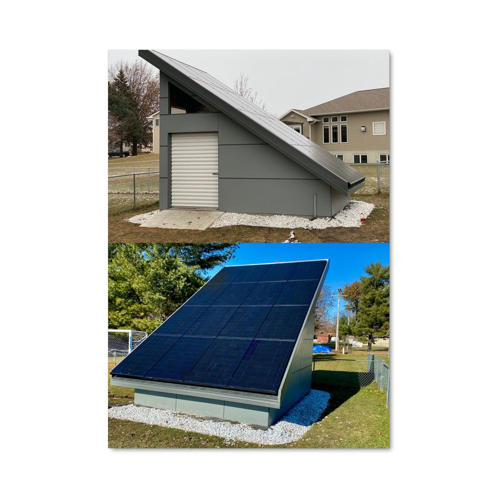 Poster Solar panels 18025