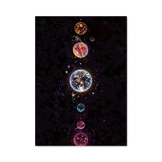 Poster Cosmos Coloré