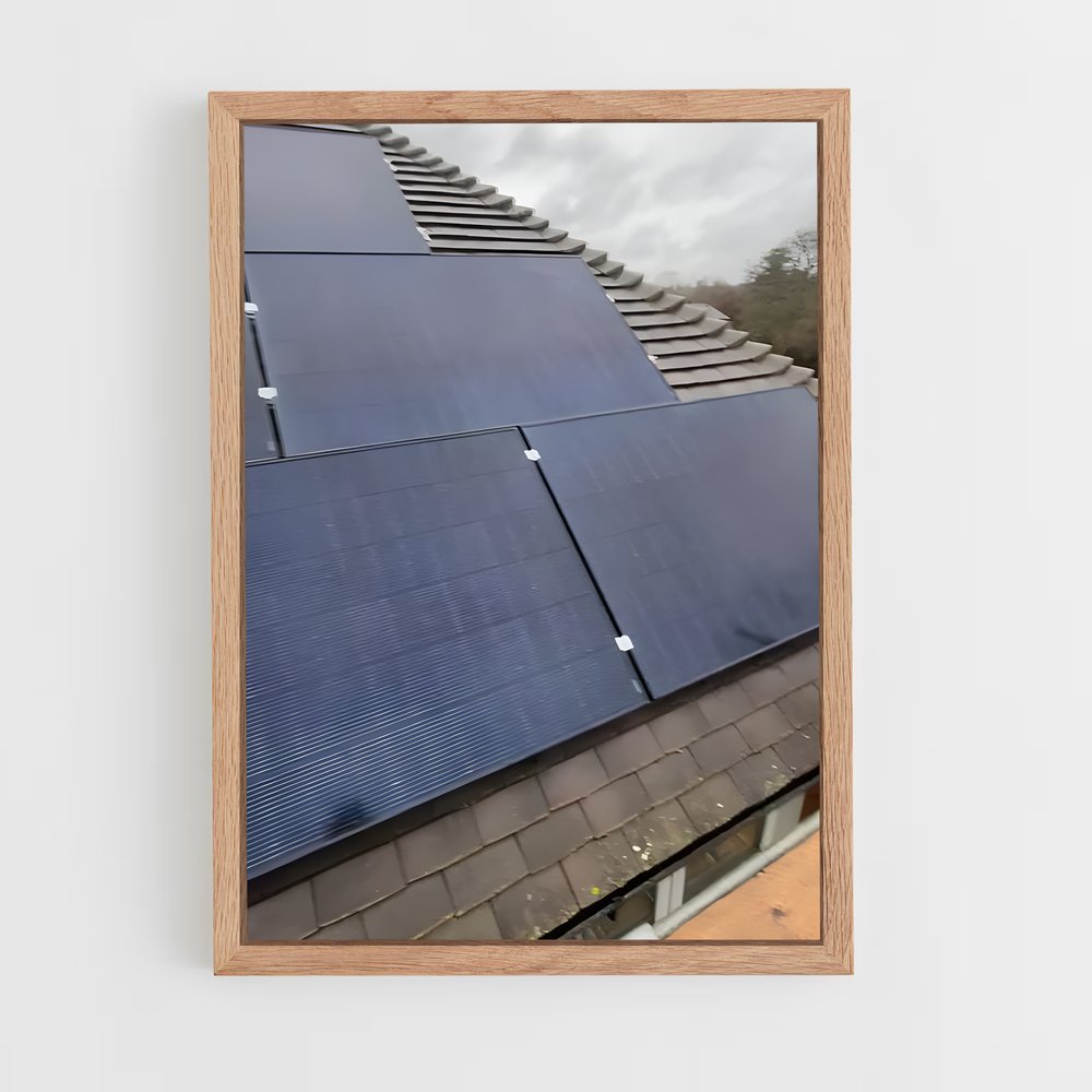 ap-solar panels-6 cadre Bois clair