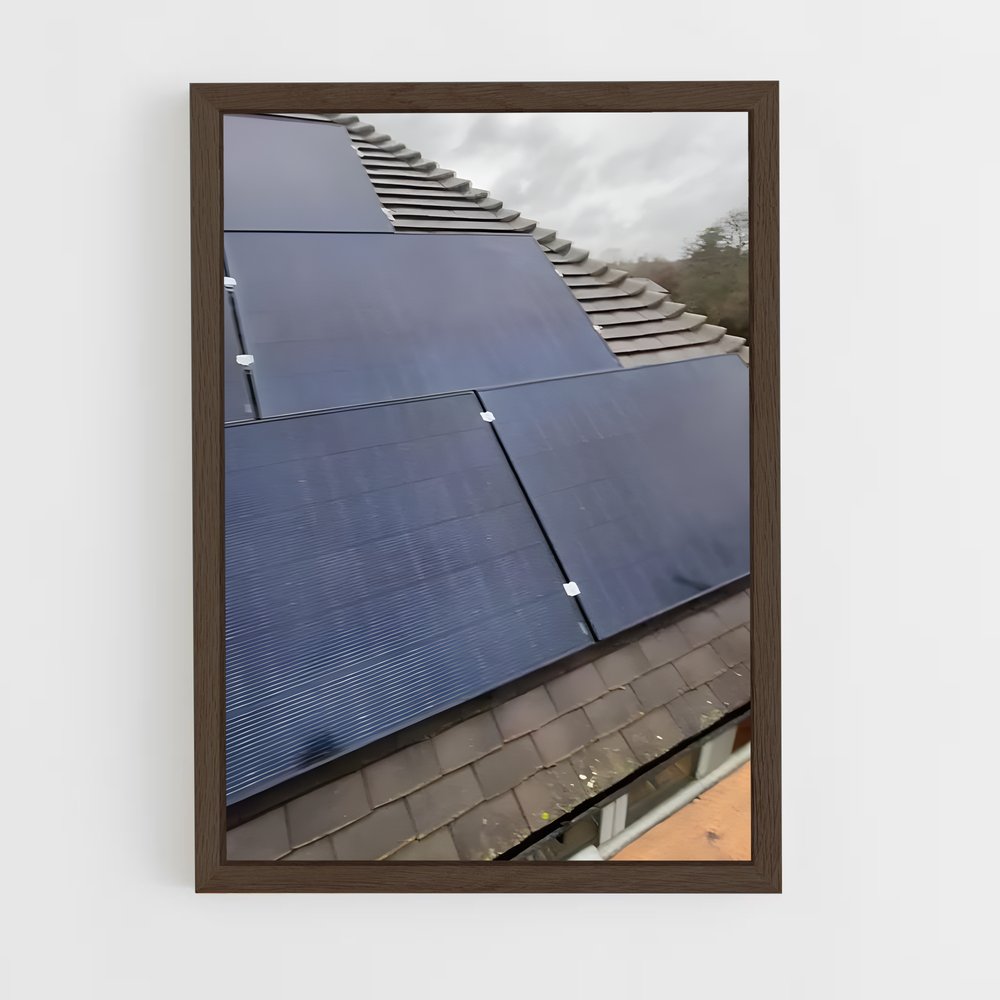 ap-solar panels-6 cadre Bois foncé