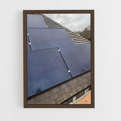 ap-solar panels-6 cadre Bois foncé