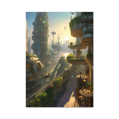Poster Éden Futuriste