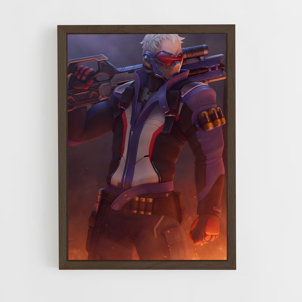 ap-soldier 76-1 cadre Bois foncé