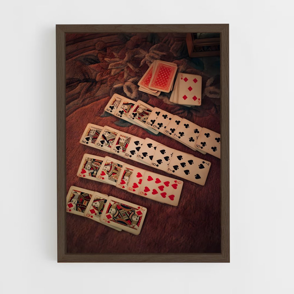 ap-solitaire-1 cadre Bois foncé