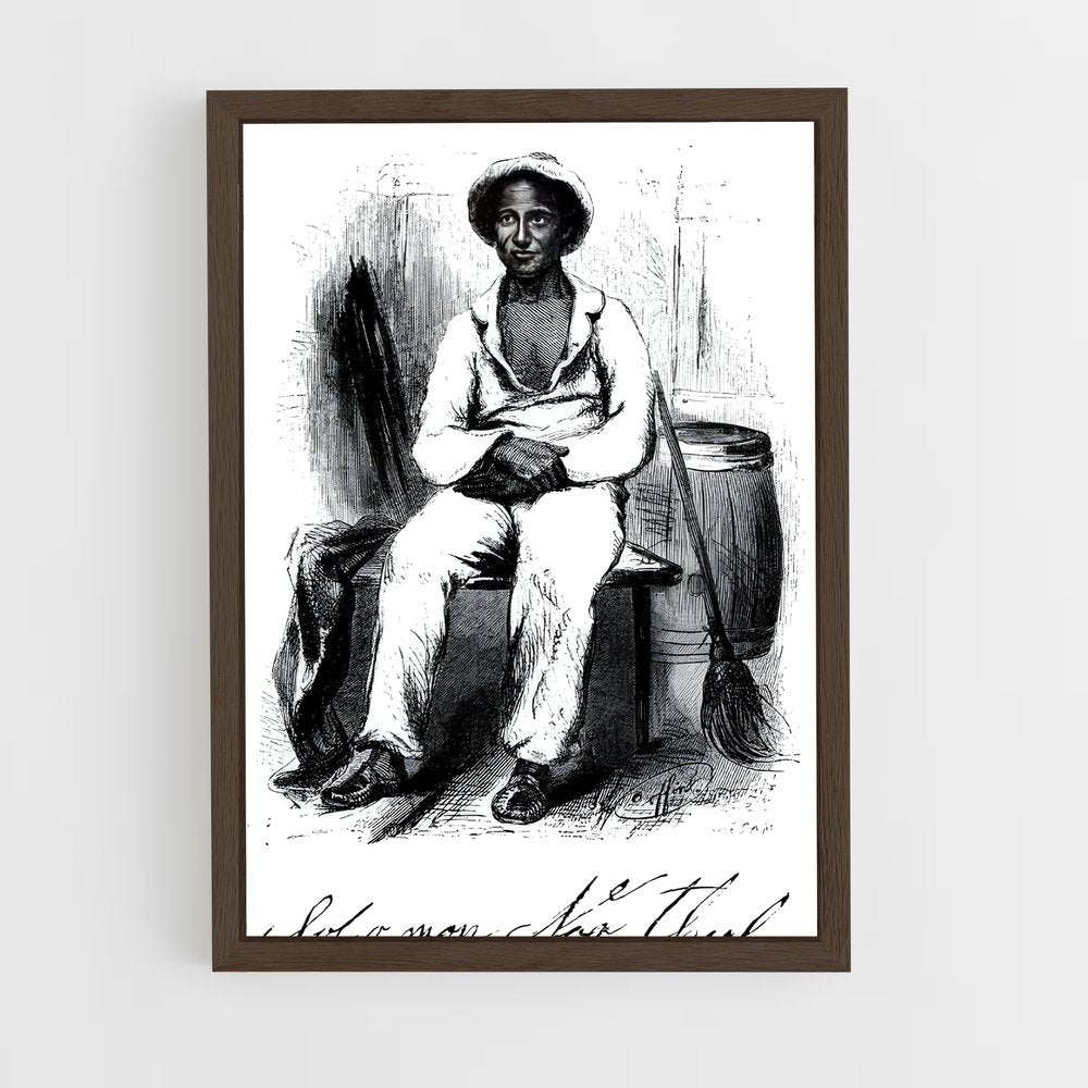 ap-solomon northup-2 cadre Bois foncé