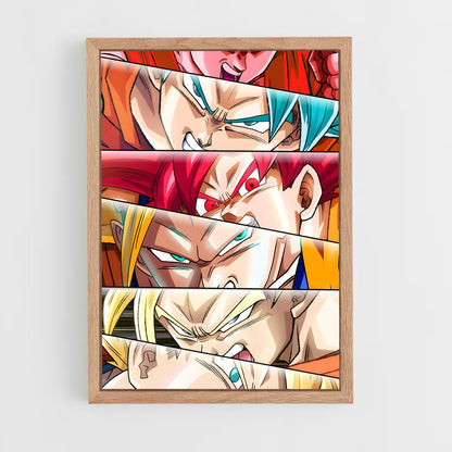 ap-son goku-7 cadre Bois clair