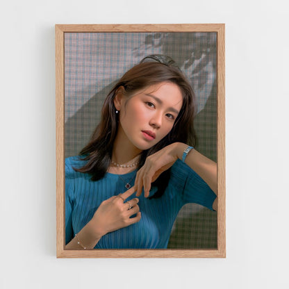 ap-son ye-jin-1 cadre Bois clair