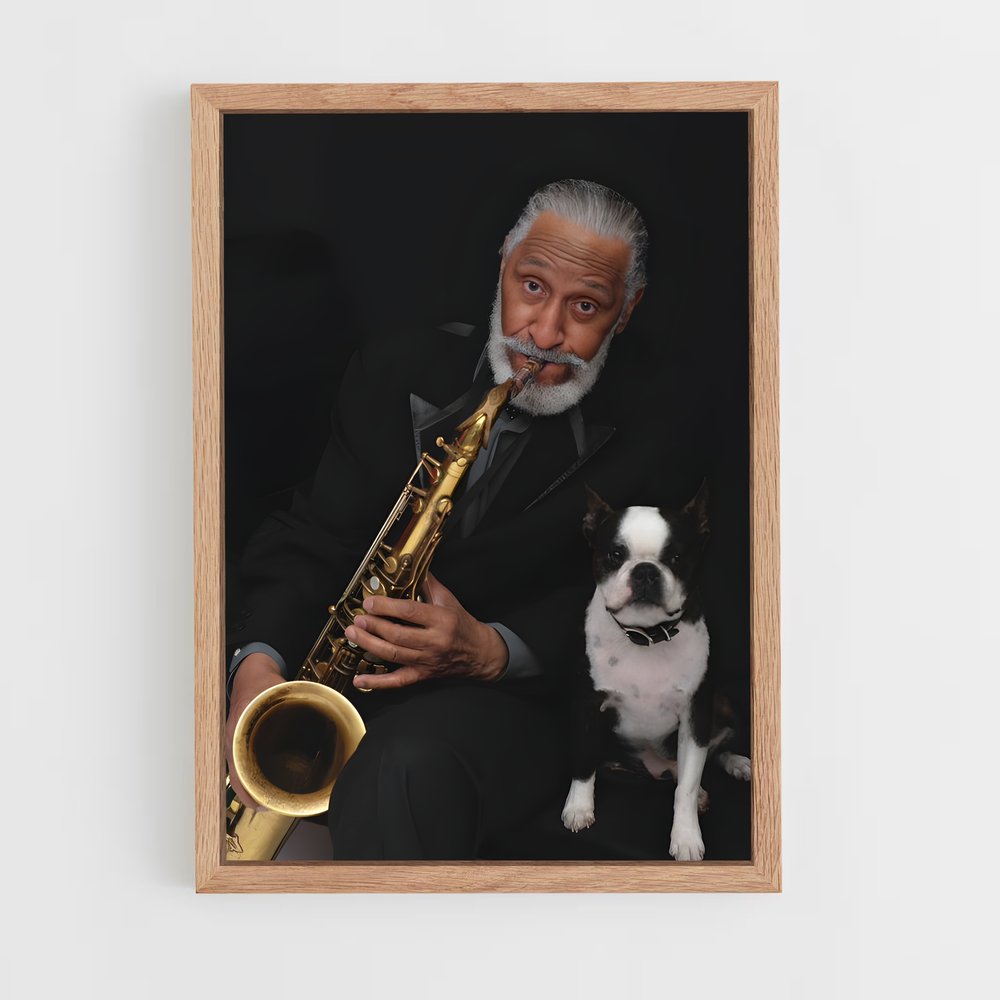 ap-sonny rollins-4 cadre Bois clair
