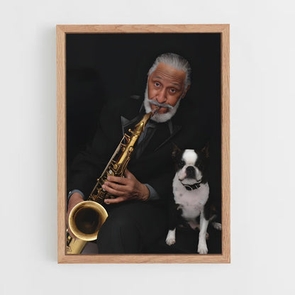 ap-sonny rollins-4 cadre Bois clair