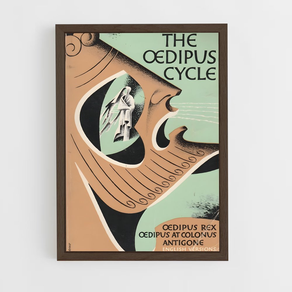 ap-sophocles-3 cadre Bois foncé