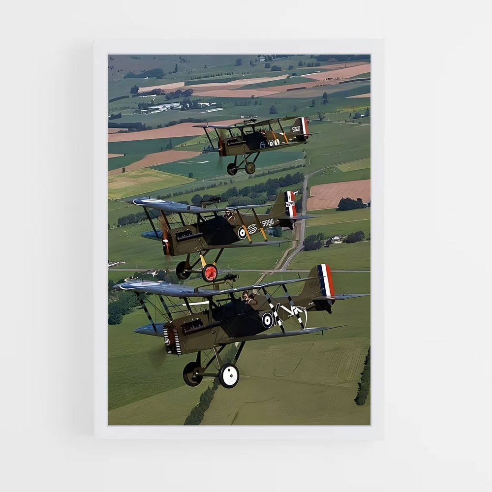 ap-sopwith camel-1 cadre Blanc
