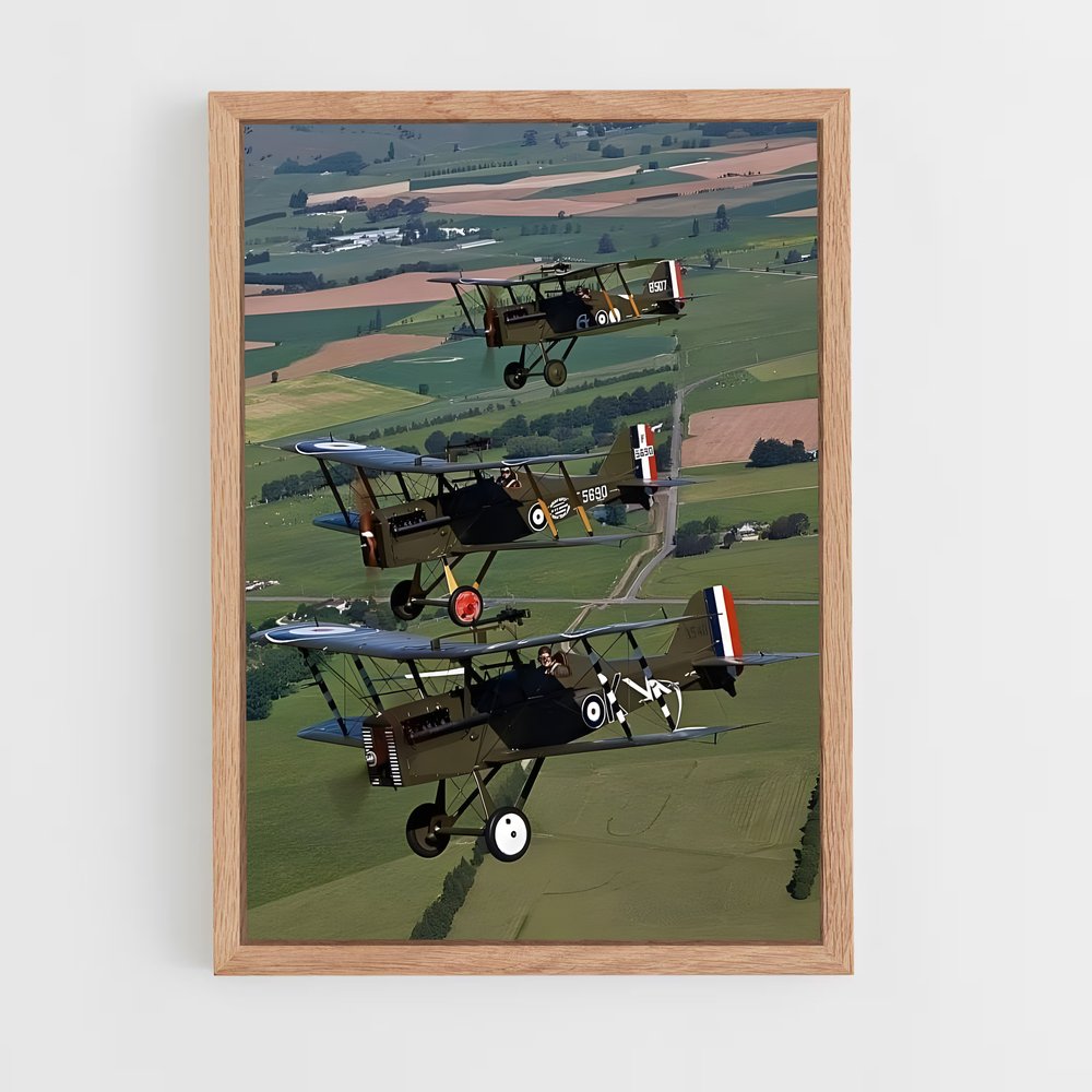 ap-sopwith camel-1 cadre Bois clair