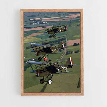 ap-sopwith camel-1 cadre Bois clair