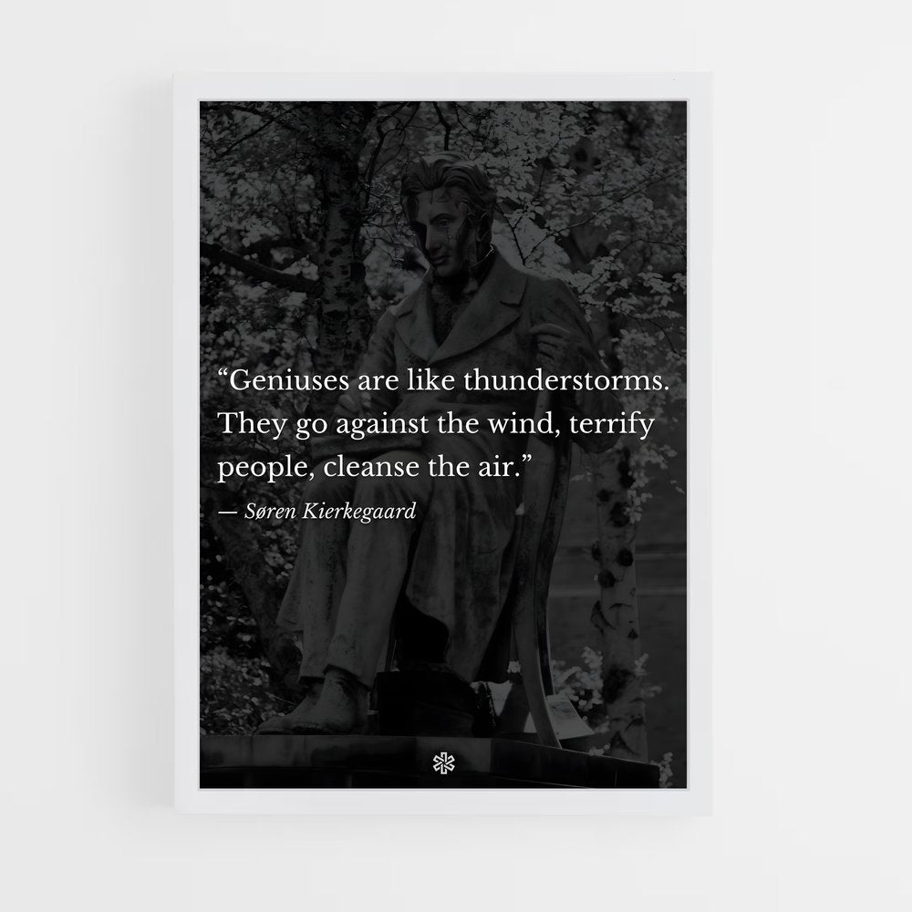 ap-soren kierkegaard-2 cadre Blanc