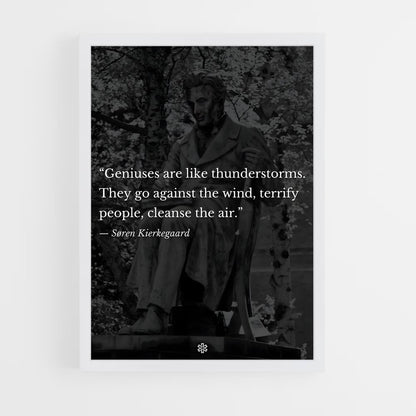 ap-soren kierkegaard-2 cadre Blanc