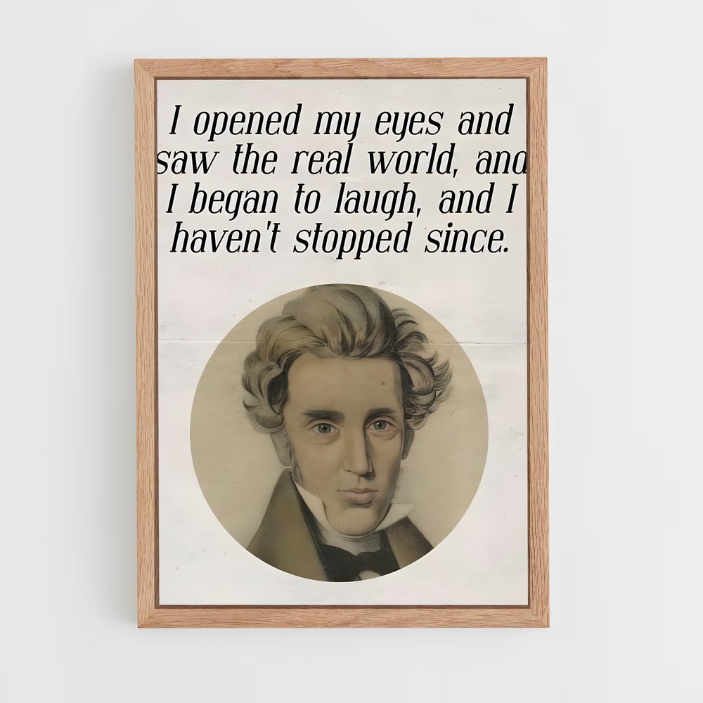 ap-soren kierkegaard-8 cadre Bois clair