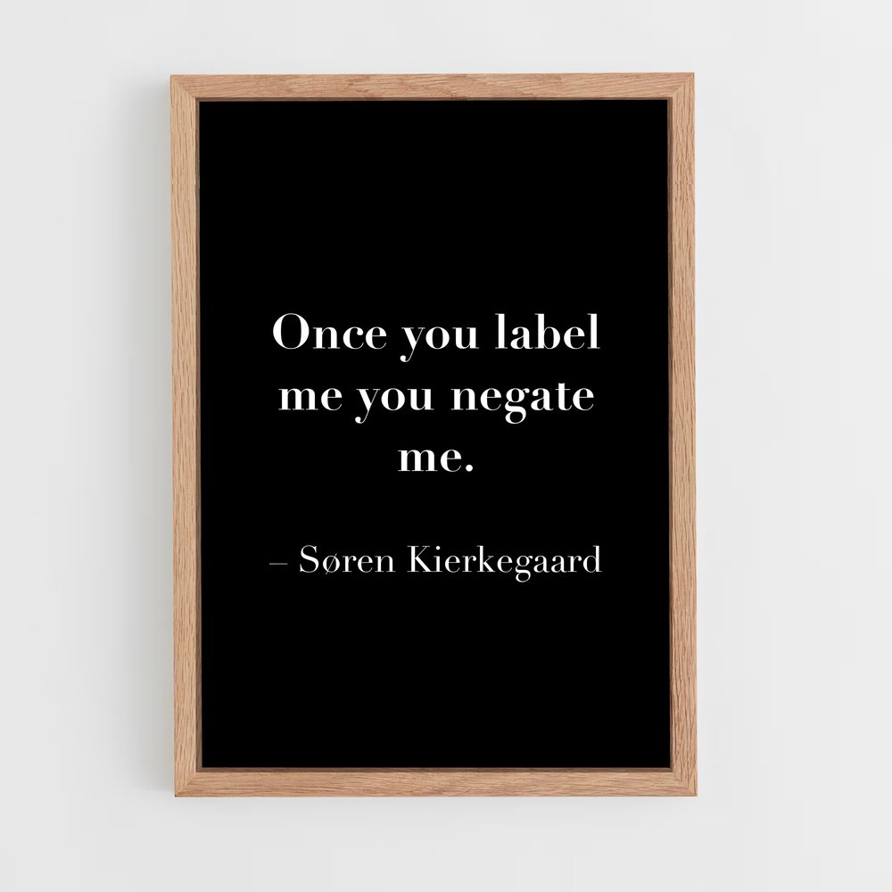 ap-soren kierkegaard-9 cadre Bois clair