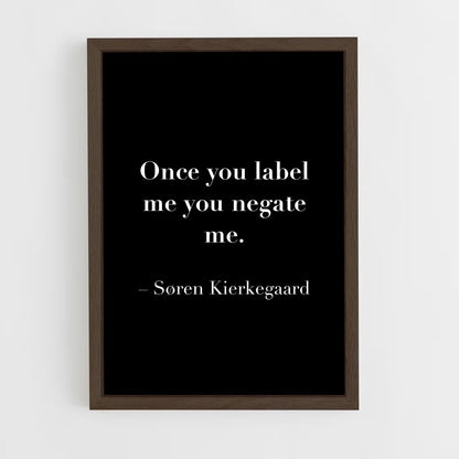 ap-soren kierkegaard-9 cadre Bois foncé