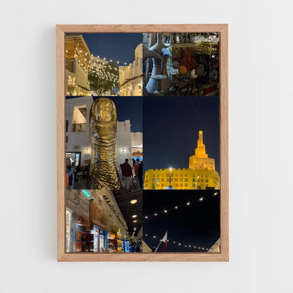 ap-souq waqif-10 cadre Bois clair
