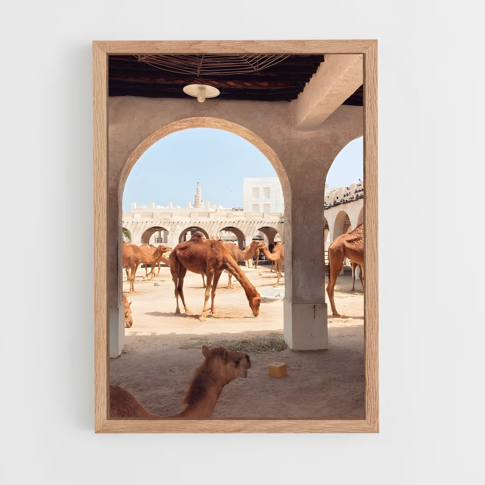 ap-souq waqif-12 cadre Bois clair