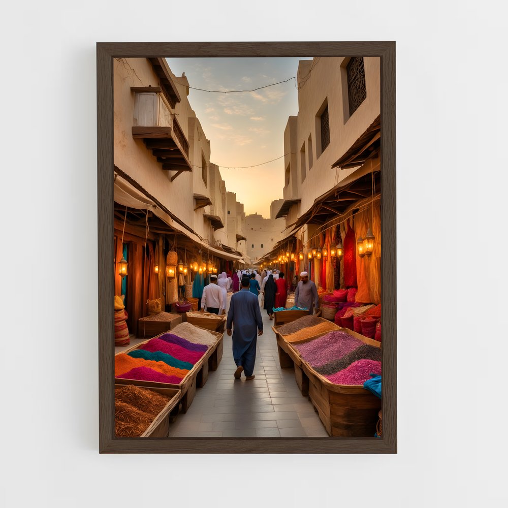ap-souq waqif-2 cadre Bois foncé