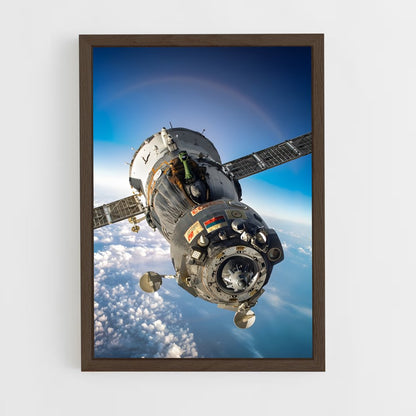 ap-soyuz spacecraft-2 cadre Bois foncé